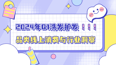 2024年Q1洗发护发品类线上消费与行业洞察